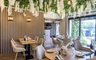 Laflora, le restaurant jardin de Saint-Basile