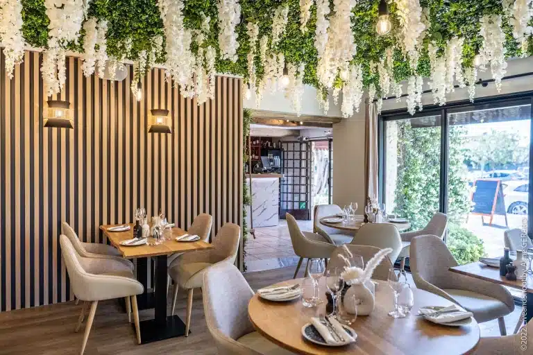 Laflora, le restaurant jardin de Saint-Basile